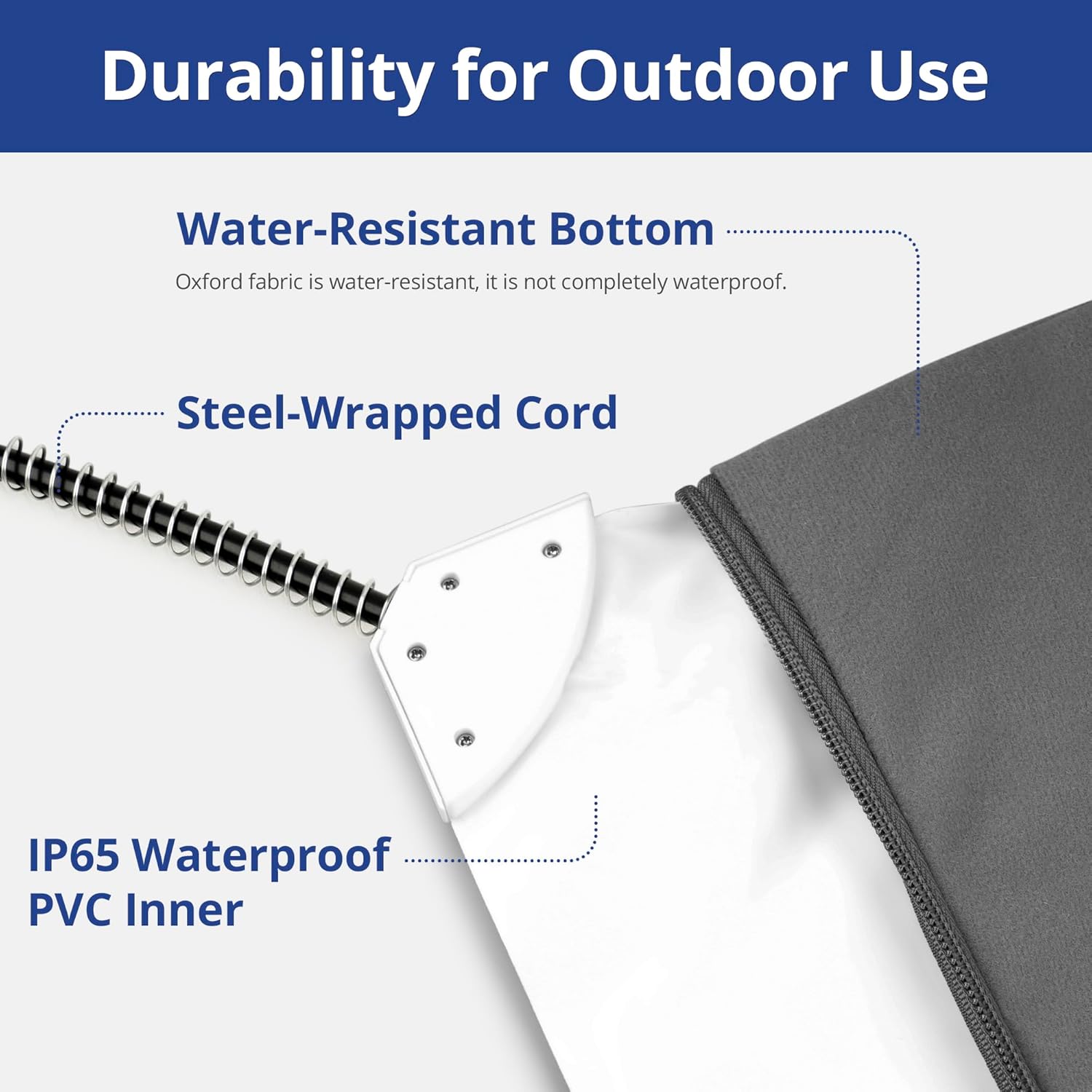 Thumbnail 5 de Petace Outdoor Heated Cat Bed 50 x 40 cm ๐ฑ