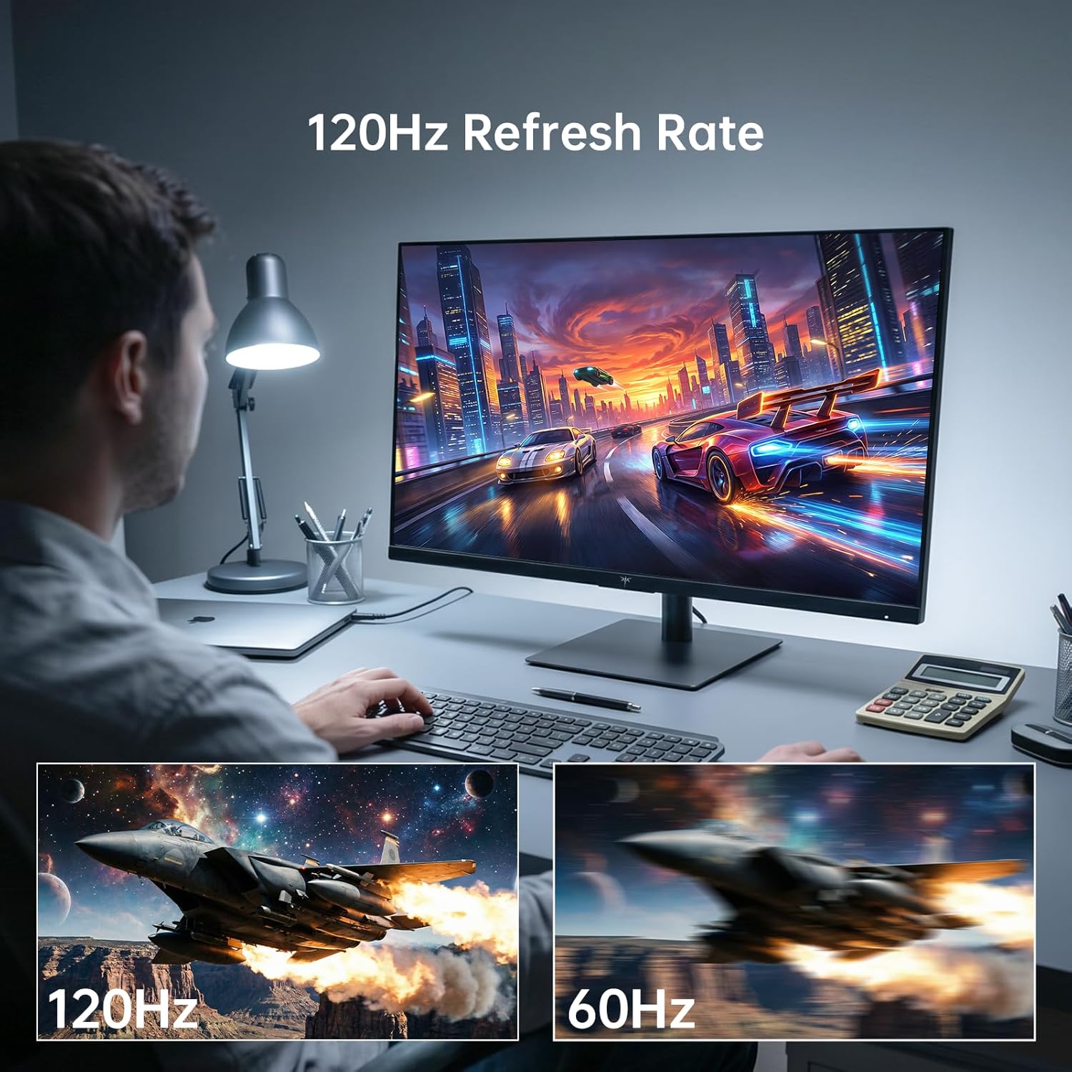 Thumbnail 2 de KTC H32T13 32-Inch 2K IPS Monitor (120Hz, 1440P) with G-Sync/FreeSync, HDR, and VESA Mount