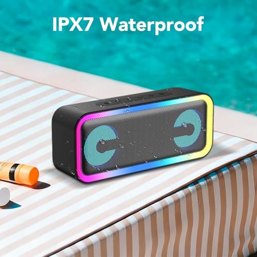 Thumbnail 4 de Altavoz Bluetooth portátil IKT 40W con Bluetooth 5.4, TWS y luz RGB IPX7