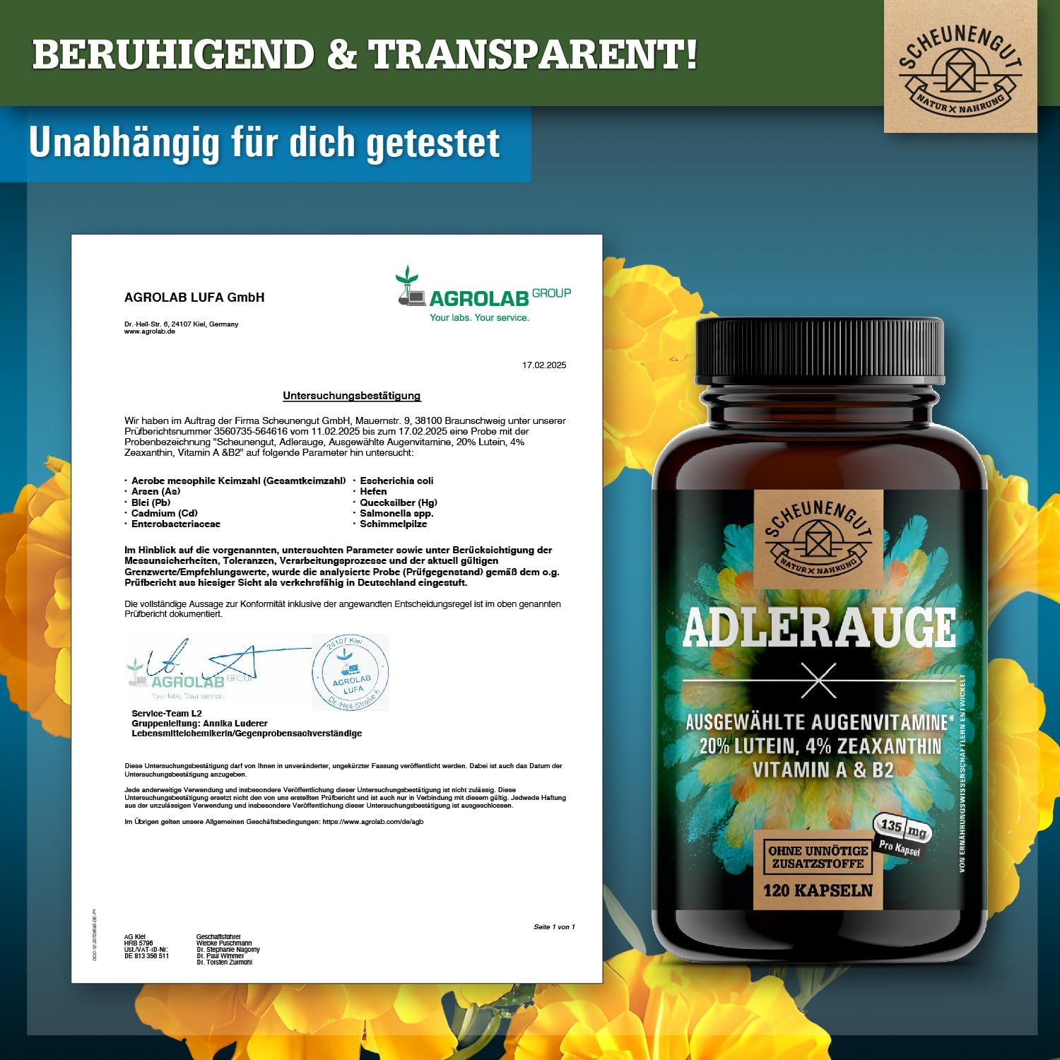 Thumbnail 6 de ADLERAUGE® Augenvitamine 120 Kapseln