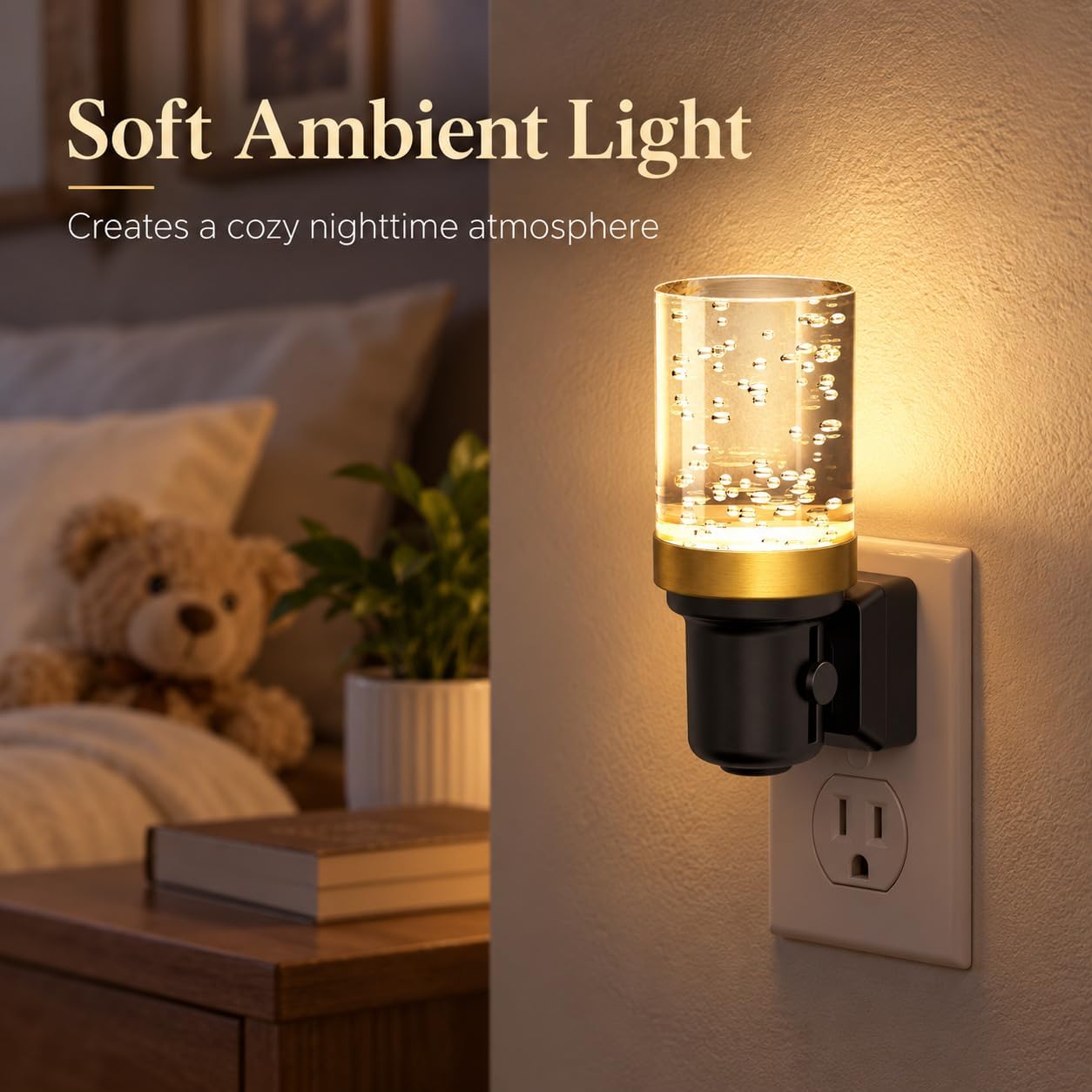 Detalle 2 de DORESshop CX220 LED Night Light, Dusk-to-Dawn Sensor, Dimmable Soft White