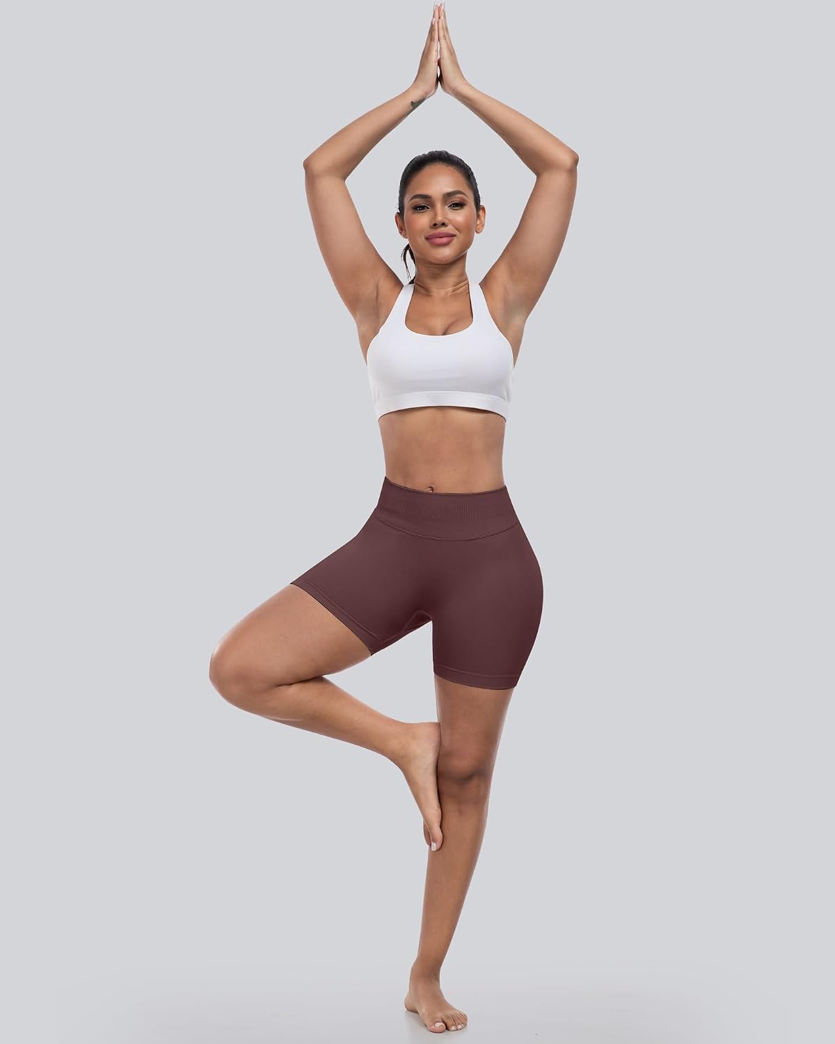 Detalle 2 de CHRLEISURE Workout Biker Shorts 4‑Piece Set