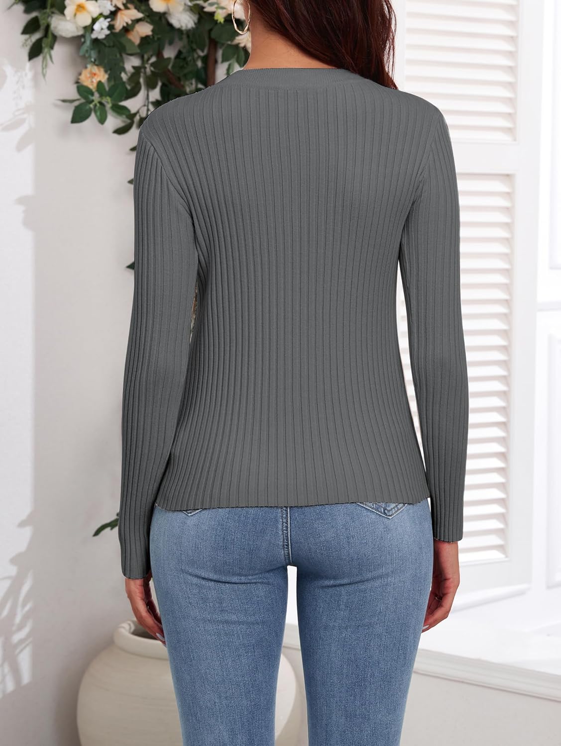 Detalle 2 de Famulily Round Neck Sweater Jumpers for Women