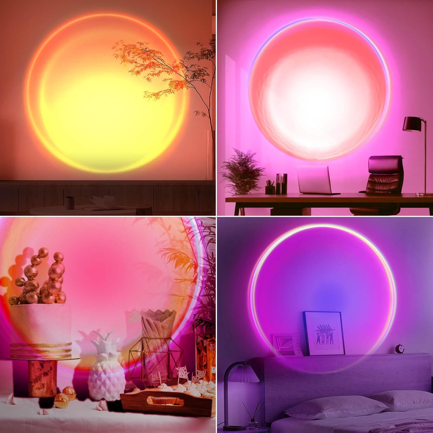 Detalle de Sunset Lamp Projection 16 colour, USB