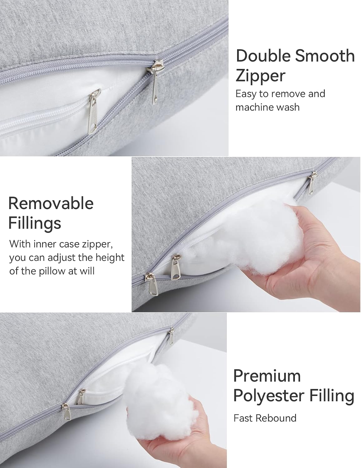 Thumbnail 4 de momcozy U Shaped Pregnancy Pillow: Full Body Support for Comfort and Proper Sleep