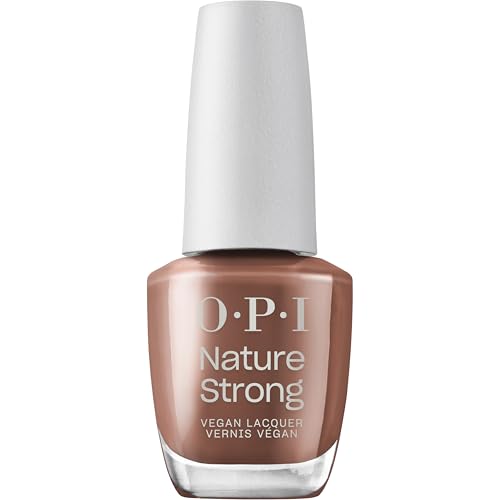 Detalle de OPI Nature Strong Make My Bark On The World — Esmalte marrón 15 ml