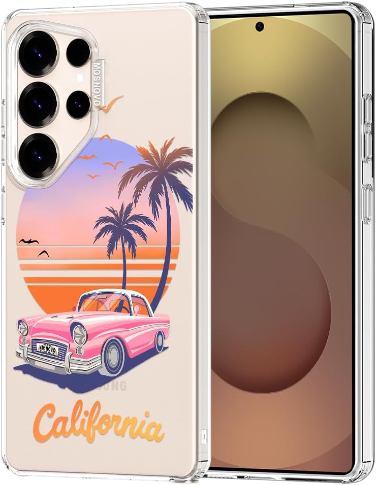 Detalle de MOSNOVO Galaxy S25 Ultra Case: Clear, Shockproof Protection with Military-Grade Confidence