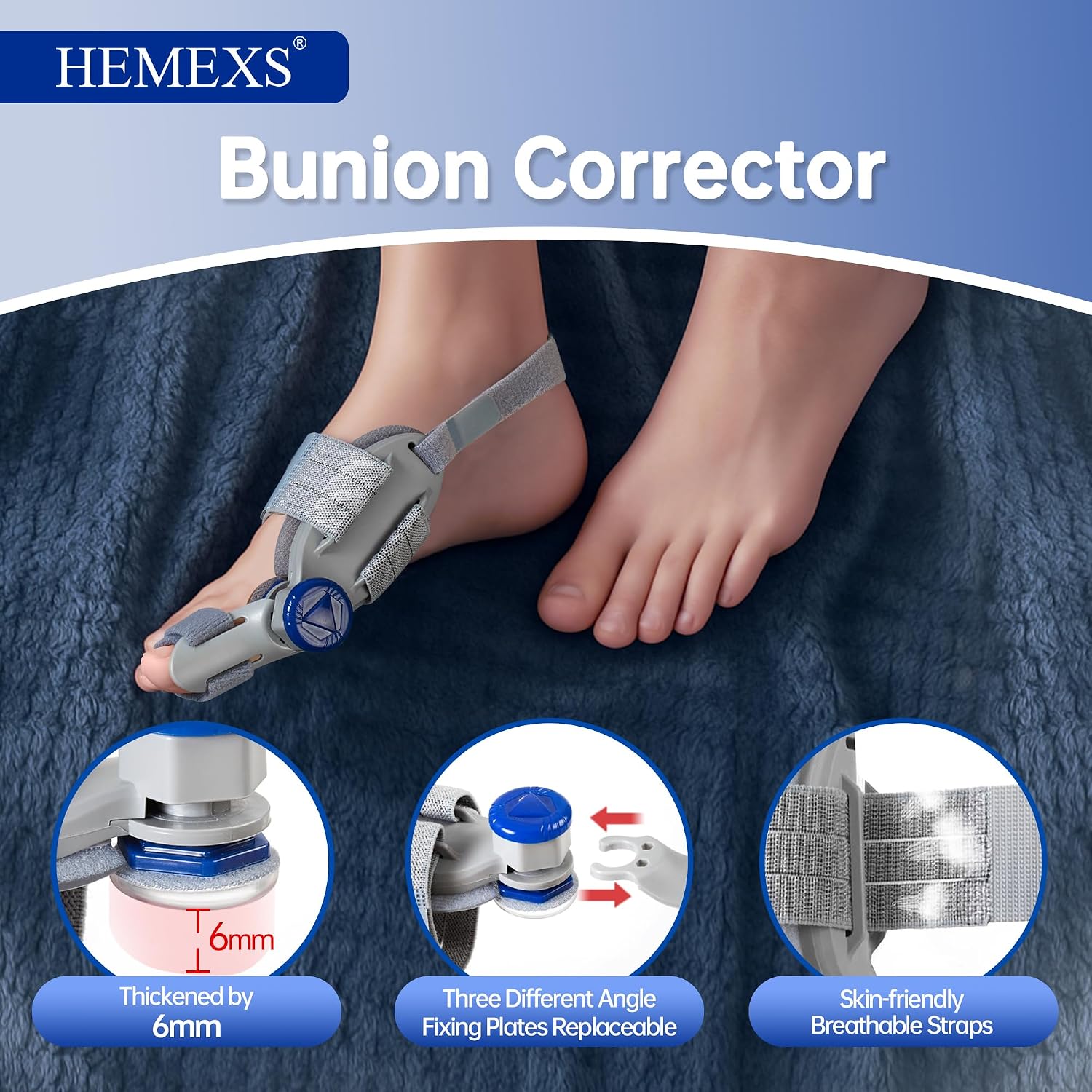 Thumbnail 6 de Bunion corrector with adjustable knob