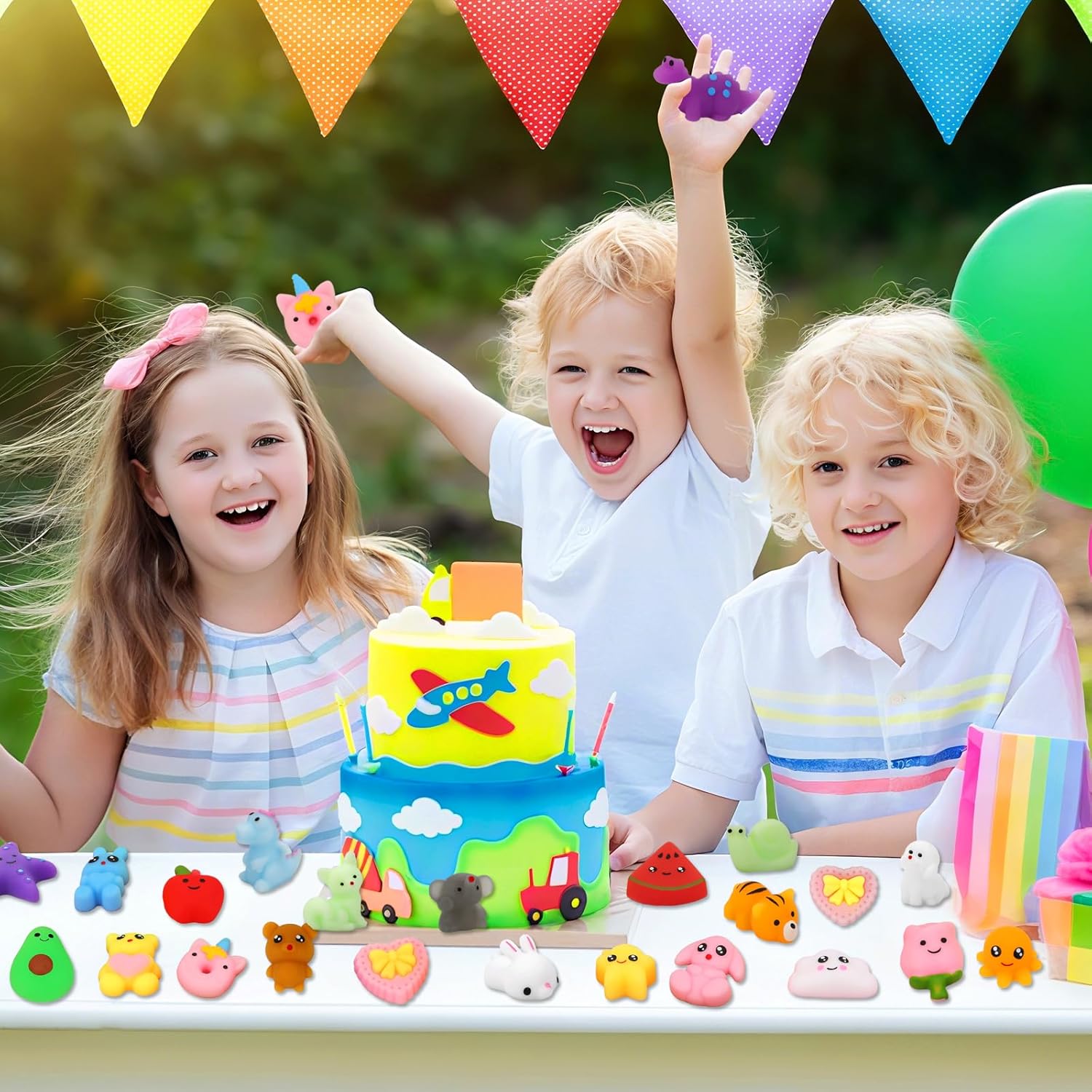 Thumbnail 1 de Mochi Squishy Toys – 27-Piece Mini Kawaii Squishies Set for Kids