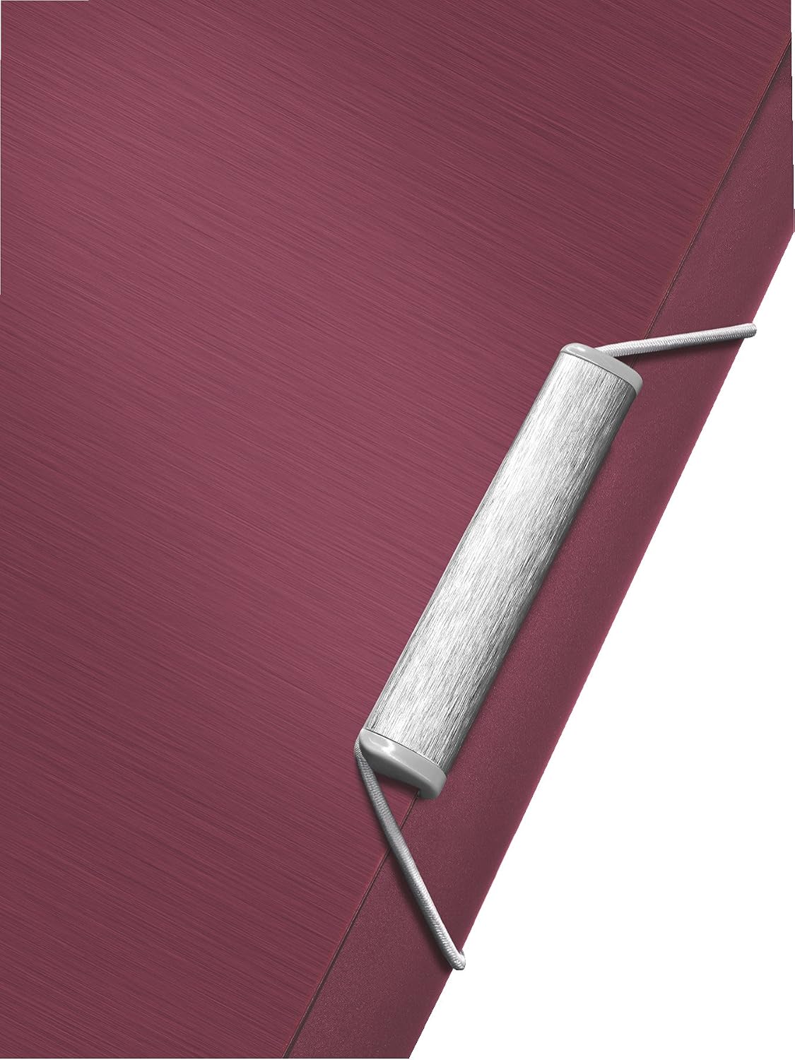 Detalle de Leitz L:3 3-klaffmapp i PP, A4, granatröd
