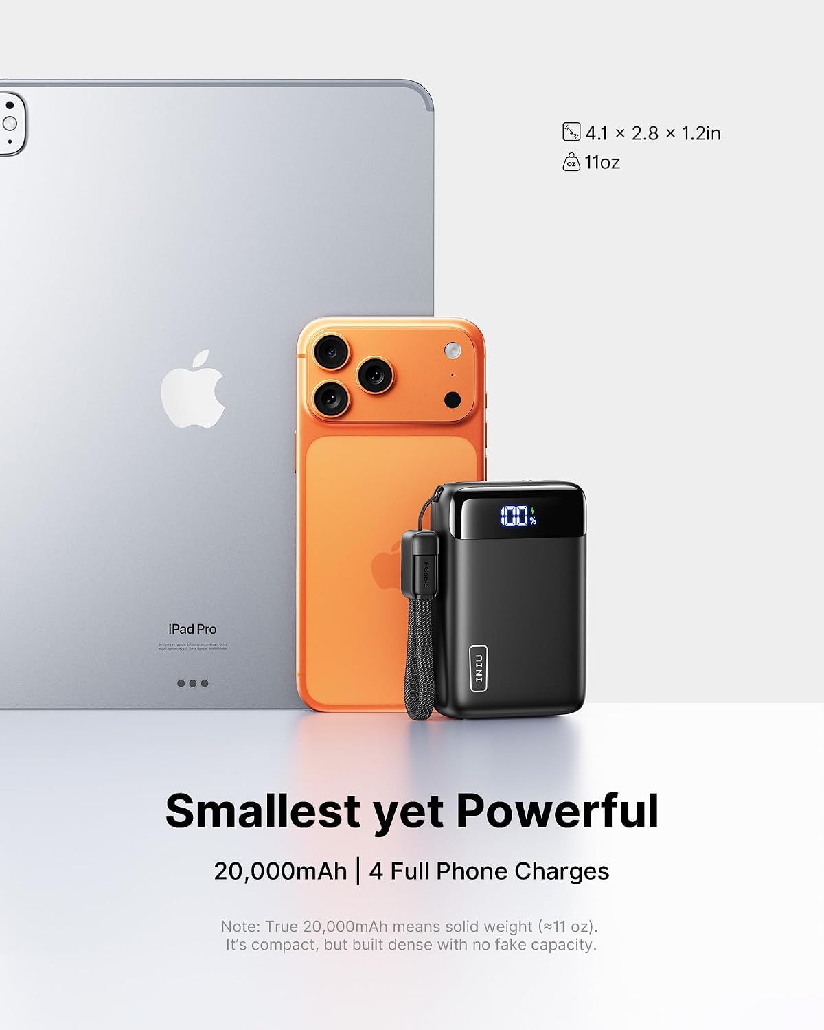 Detalle de INIU Portable Charger: Smallest 20000mAh with 22.5W Fast Charging