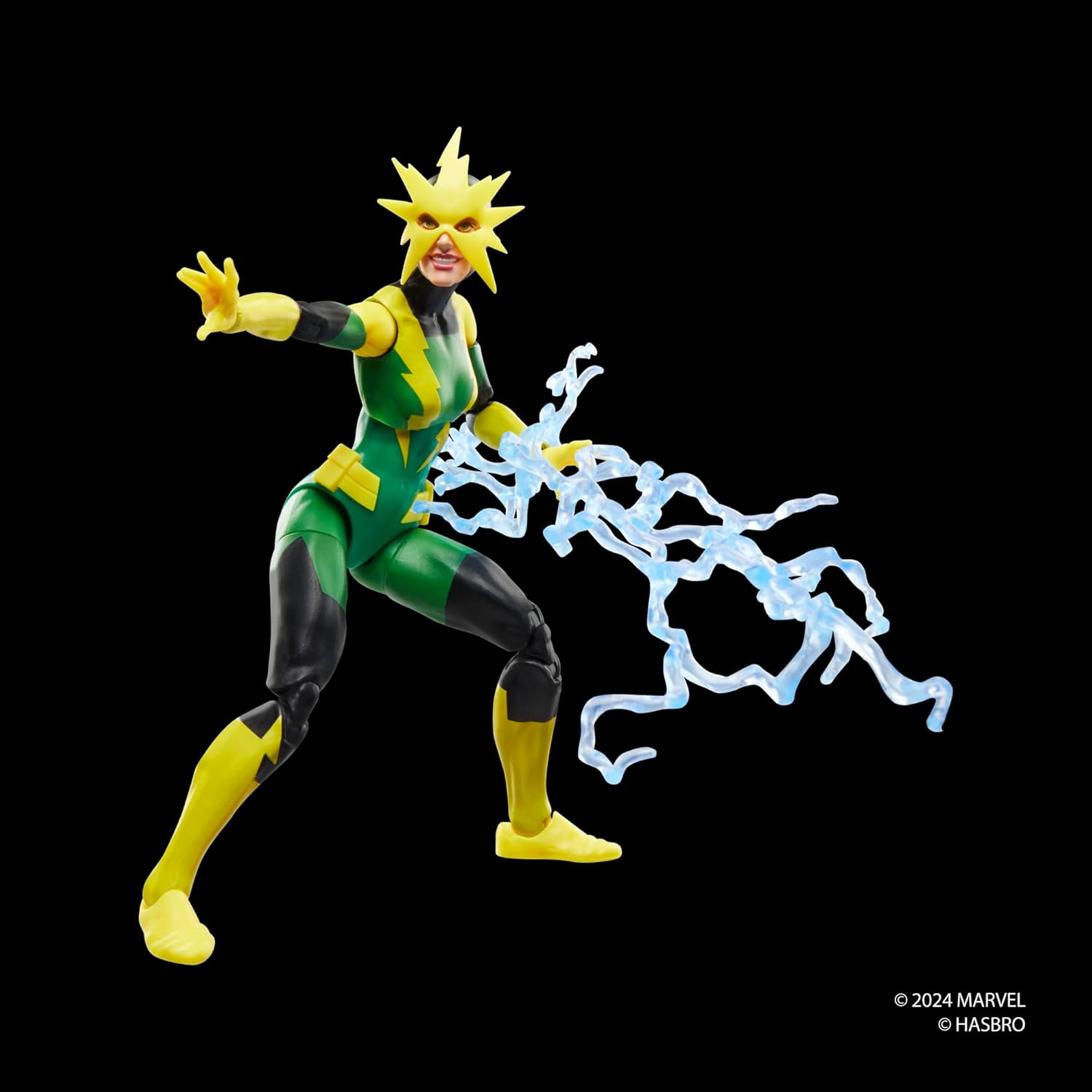 Thumbnail 4 de Marvel Legends Series Electro (Francine Frye) Actionfigur – 15 cm mit Retro-Blister & 20+ beweglichen Punkten