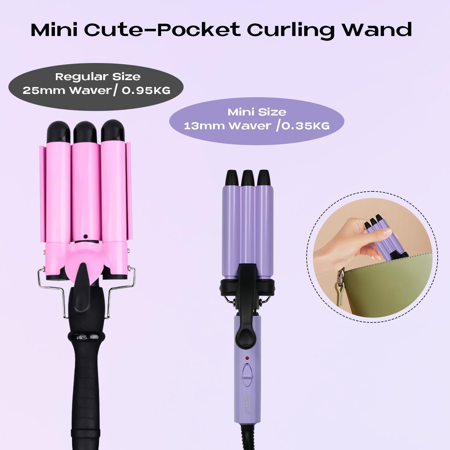 Detalle 2 de janelove 13mm Mini Hair Waver