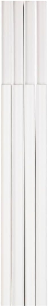 Thumbnail 1 de Hama Goulottes autocollantes blanches à 4 passe-câbles (1,1 x 1 x 100 cm) – canal décoratif pour protéger et cacher les câbles