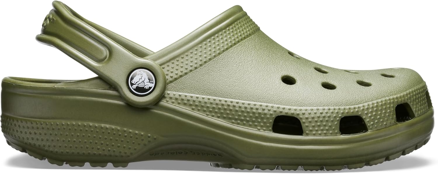 Detalle de Crocs Classic Clog 43-44 EU Army Green: comodidad ligera para usar todo el día