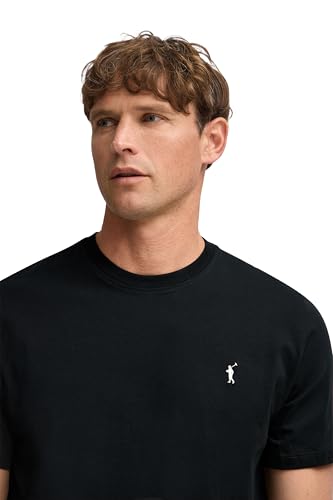 Thumbnail 1 de Polo Club Camiseta básica negra de algodón con Logo Rigby Go para hombre