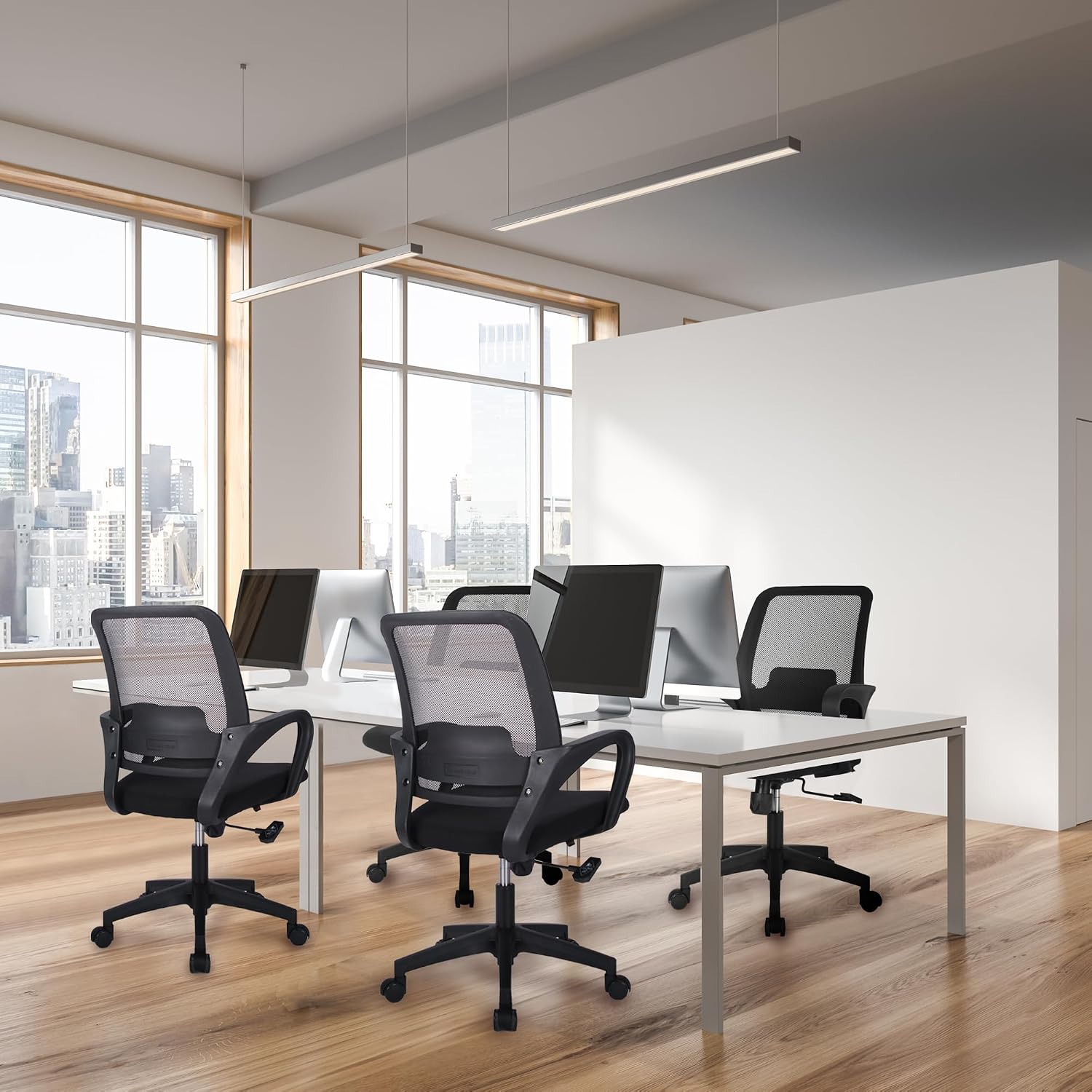 Thumbnail 5 de NEO CHAIR Mesh Desk Chair, Ergonomic Mid-Back Chair with Adjustable Height