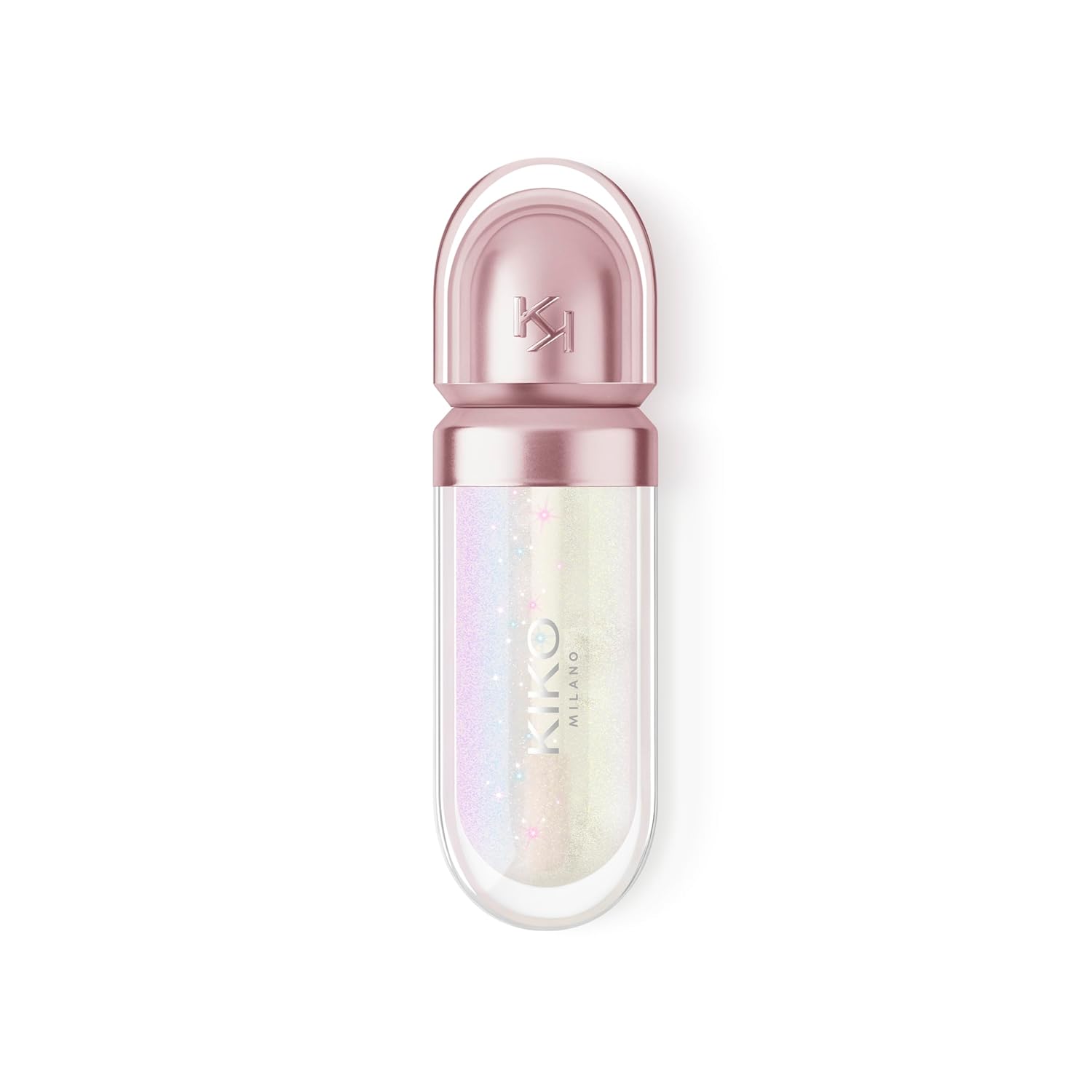 Detalle de KIKO Milano 3D Hydra Lip Oil 01 – Feuchtigkeitsspendendes Lippenöl mit glänzendem Finish