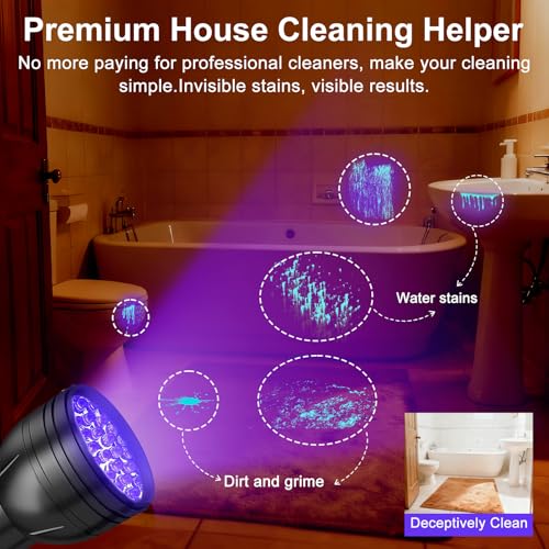 Thumbnail 2 de Vansky UV Flashlight Black Light: 51 LED Detector for Stains, Urine, Resin, and More