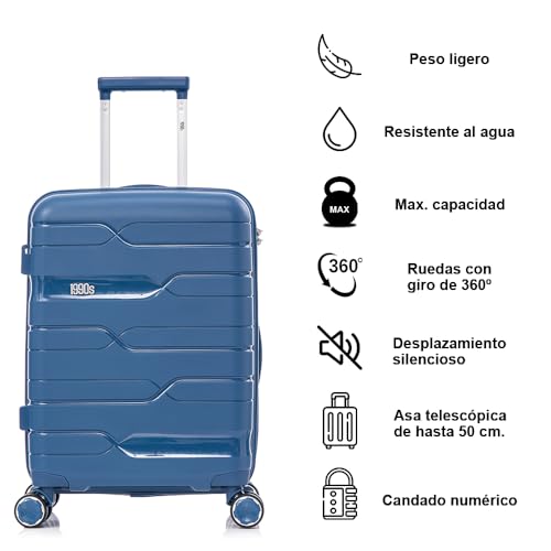Detalle 2 de 1990s Maleta de Cabina 44L Azul Marino