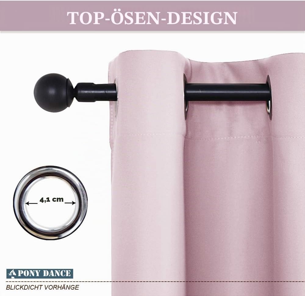 Detalle 2 de Ponydance Isolierter Vorhang 230 g/m²