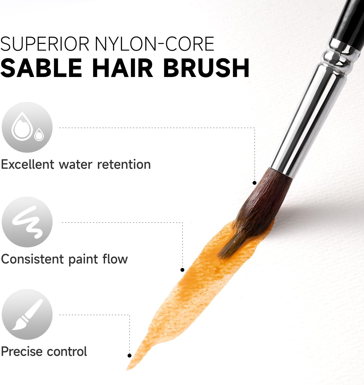 Thumbnail 1 de Fuumuui Sable Watercolor Brush Set