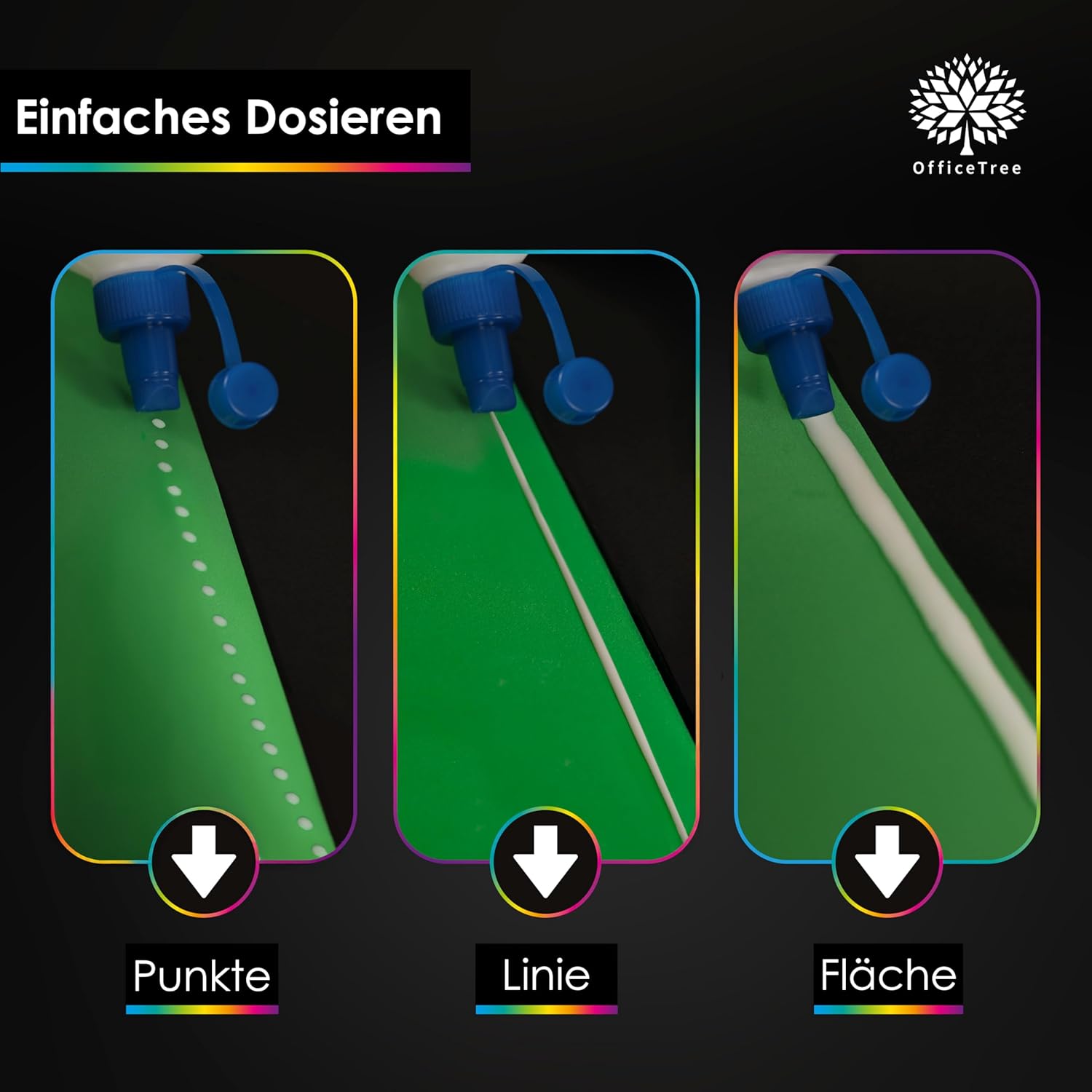 Detalle 2 de Flüssigkleber für Basteln 1 Liter OfficeTree