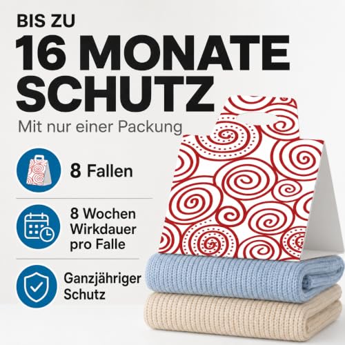 Thumbnail 6 de pest24 Mottenfalle 8 Stück – Lebensmittelmotten- und Kleidermottenfalle