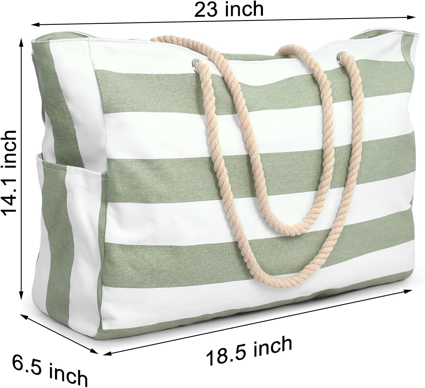 Detalle de oscaurt Beach Bag Large 53 x 37 x 18 cm