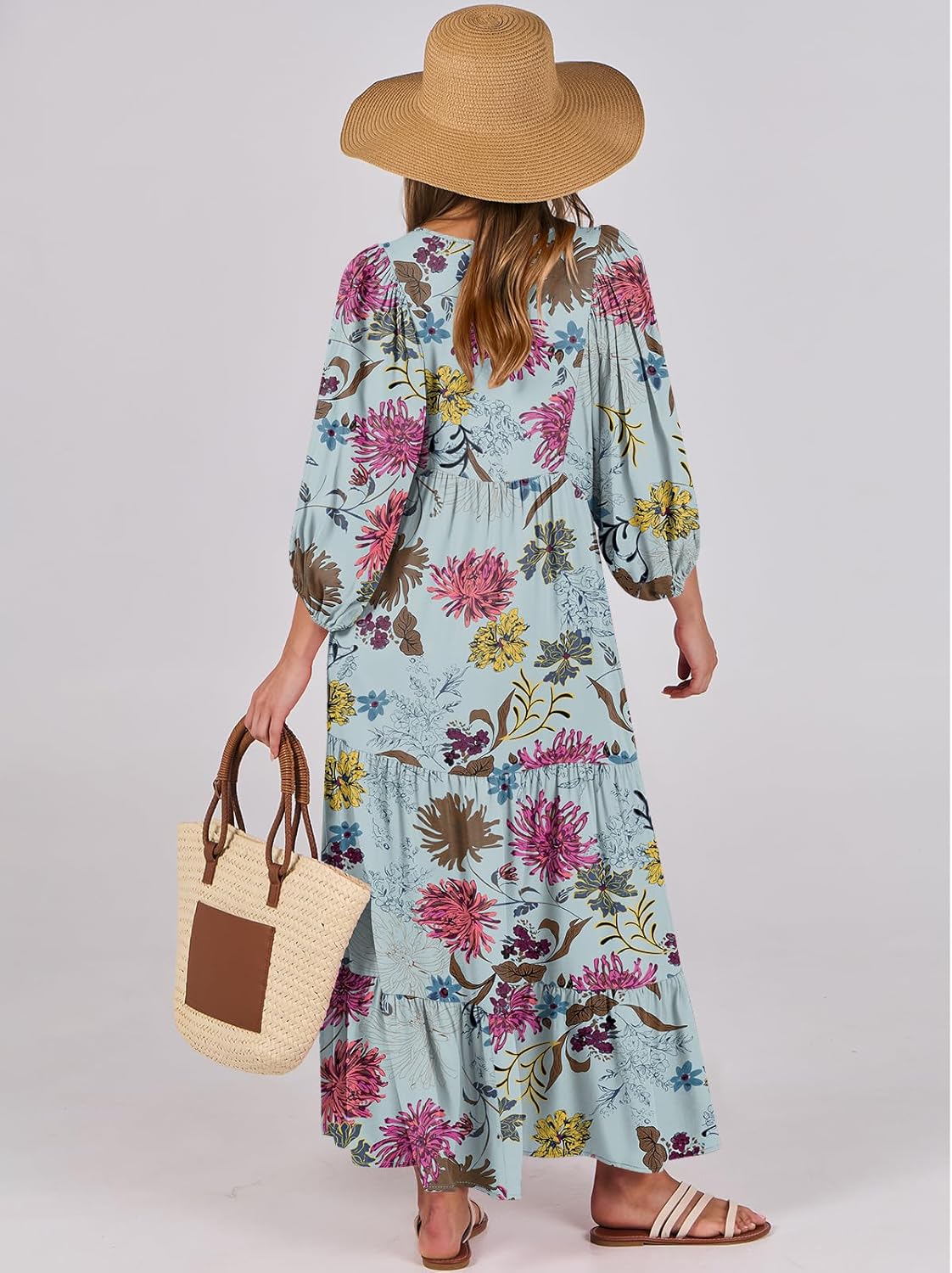 Detalle 2 de ANRABESS 2026 Boho Maxi Dress