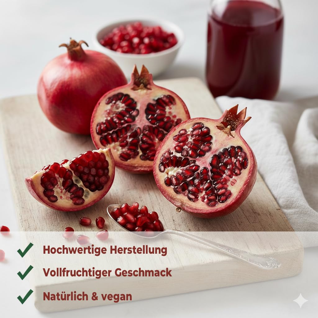 Thumbnail 3 de SIVIFOOD Granatapfelsaft 3 Liter [Vorteilspack] – Fruchtiger Granatapfelsaft aus Konzentrat, ohne Zuckerzusatz