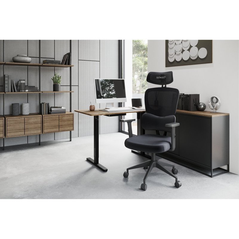 Thumbnail 3 de SENSE7 Veno Silla de escritorio ergonómica ajustable negra