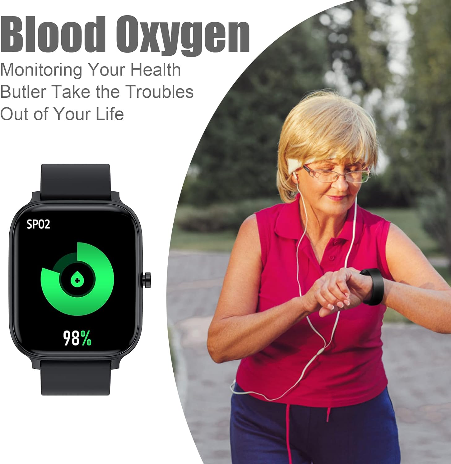 Thumbnail 3 de Smart Watch 1.83-inch Fitness Tracker