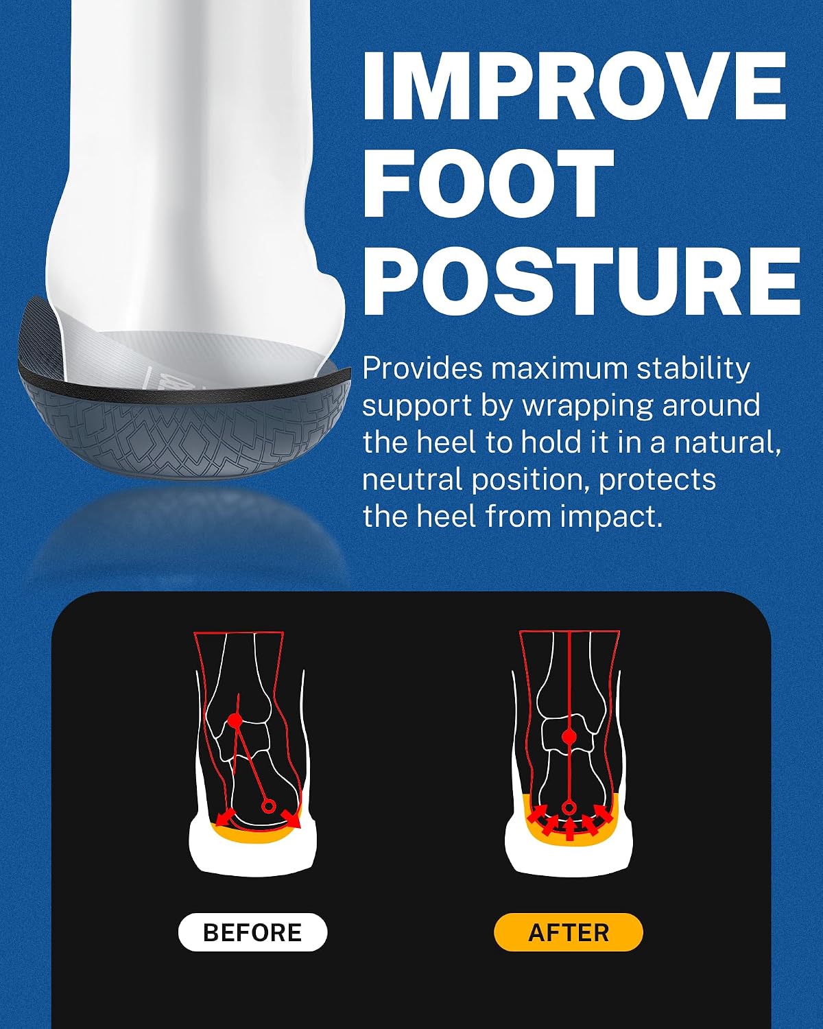 Thumbnail 4 de WalkHero Plantar Fasciitis Insoles, Men's 13–13 1/2