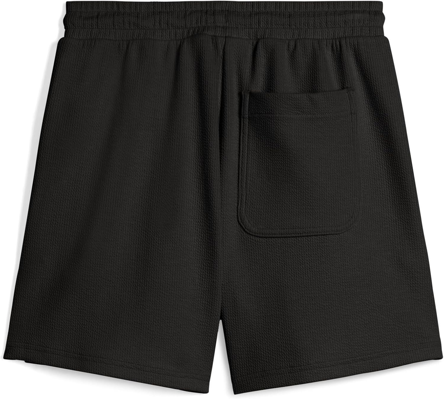 Detalle de PUMA Damen gestrickte High-Waist Shorts „Her High-Waist Shorts 5“ – schwarz