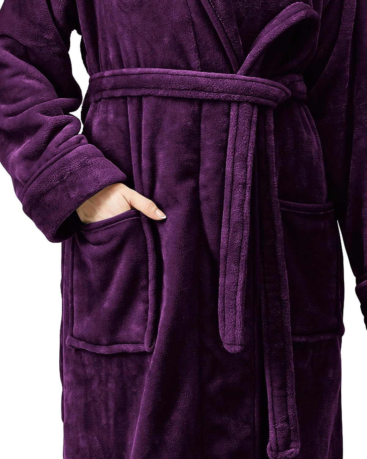 Detalle 2 de NY Threads Bata con cuello chal para mujer