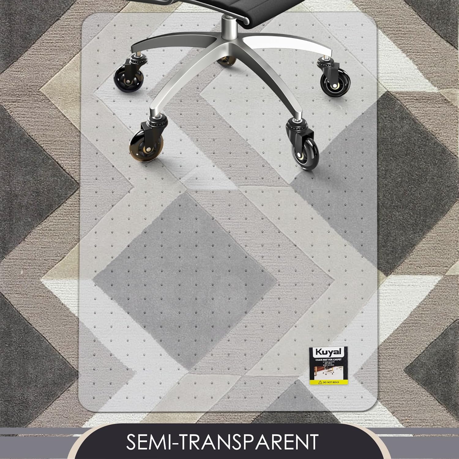 Thumbnail 5 de Kuyal Office Chair Mat 81x121cm