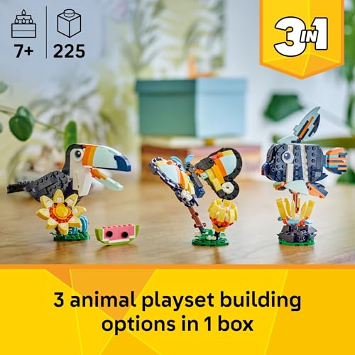Detalle de LEGO Creator 3 in 1 Wild Animals: Tropical Toucan 31173