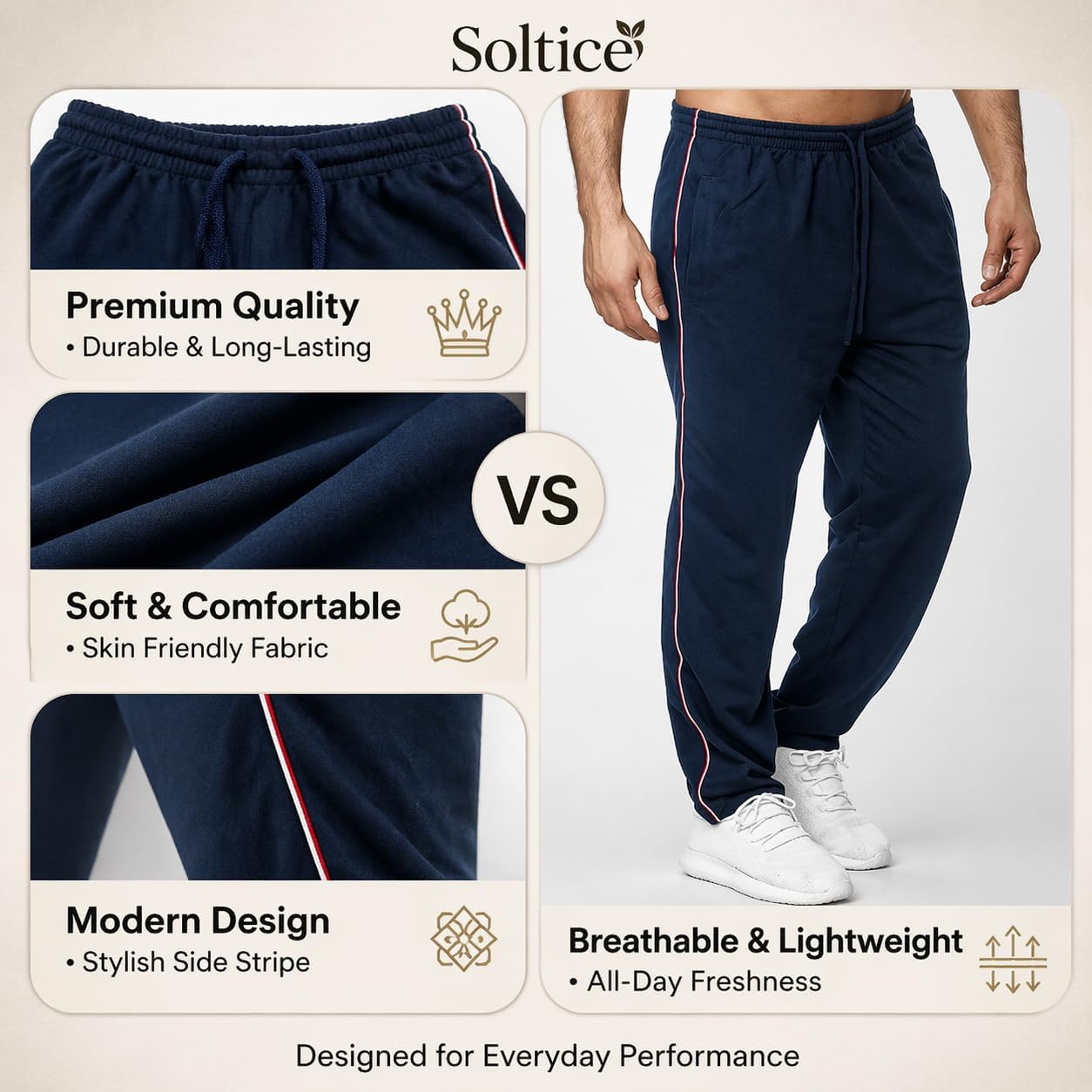 Thumbnail 4 de Soltice Herren Jogginghose aus Mikrofaser – schnelltrocknend, bequem & alltagstauglich