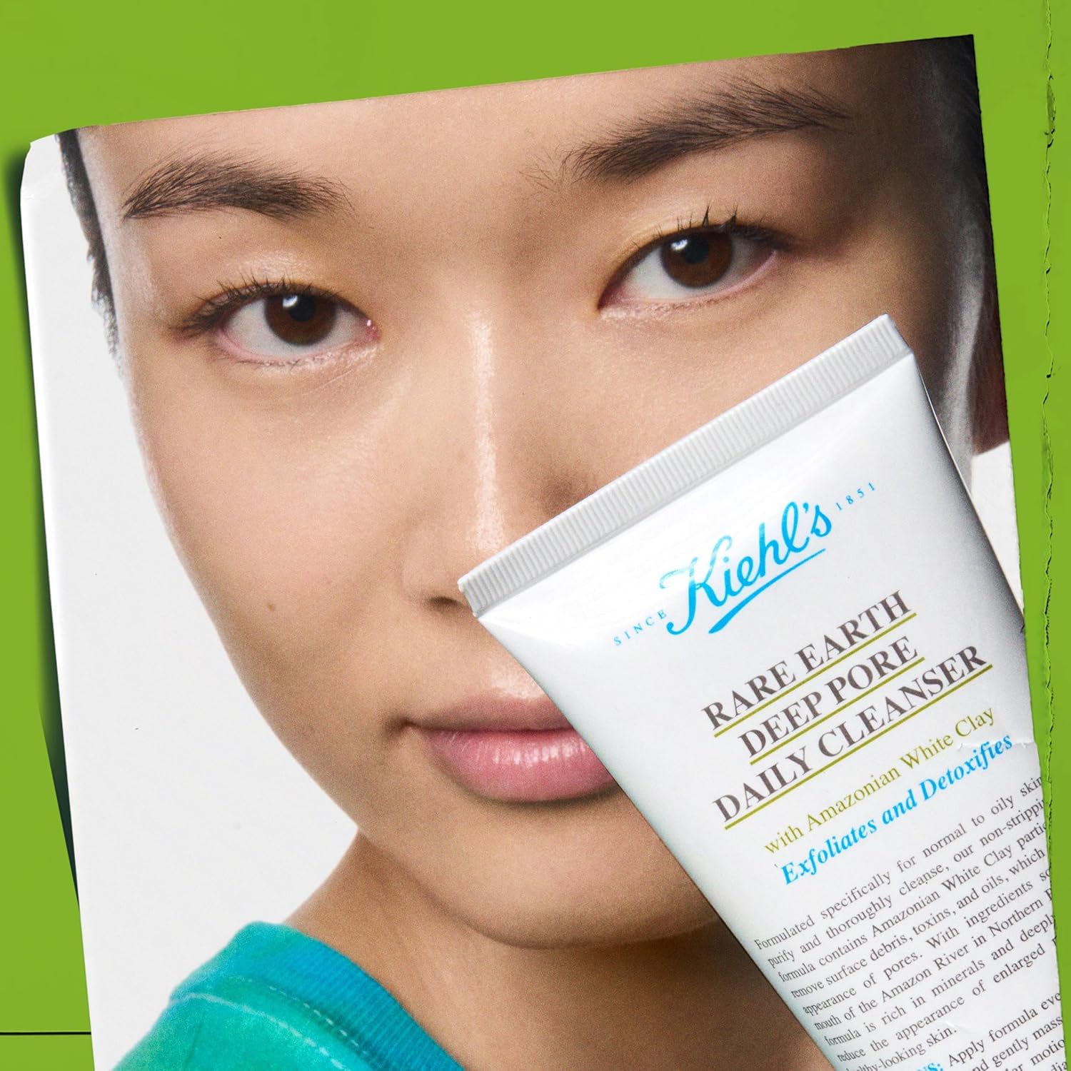 Thumbnail 3 de KIEHL'S Rare Earth Deep Pore Daily Cleanser 150 ml – Tiefenreinigung mit Peeling-Effekt