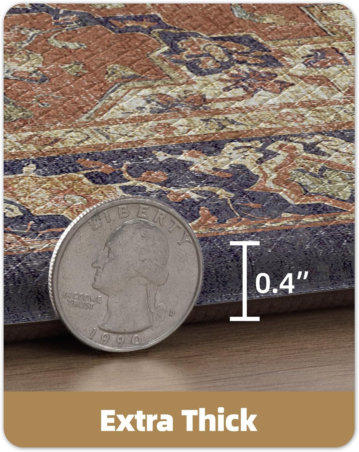 Detalle 2 de Color&Geometry Anti-Fatigue Kitchen Mat, 24 x 59 in