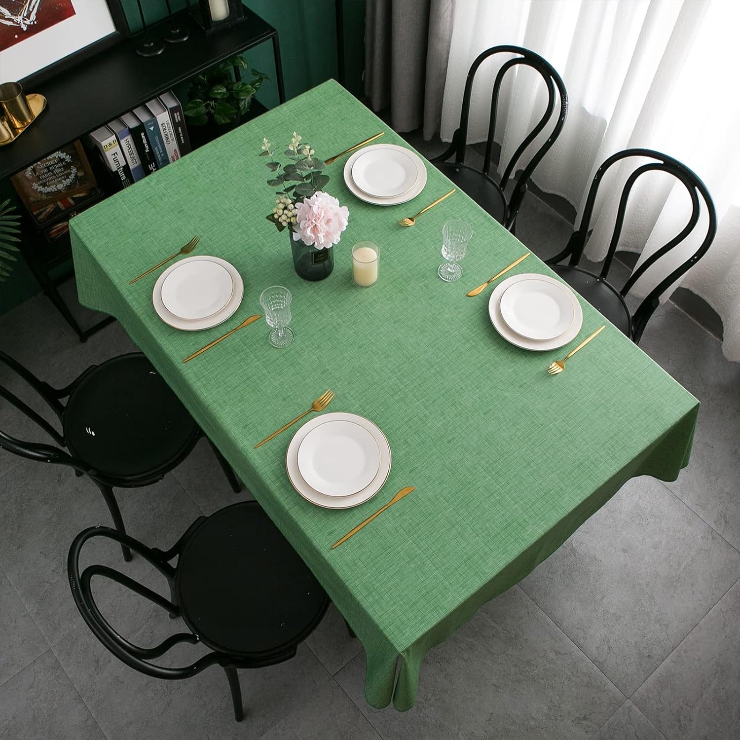 Detalle 1 de LIBERECOO Vinyl Tablecloth, 60" x 102