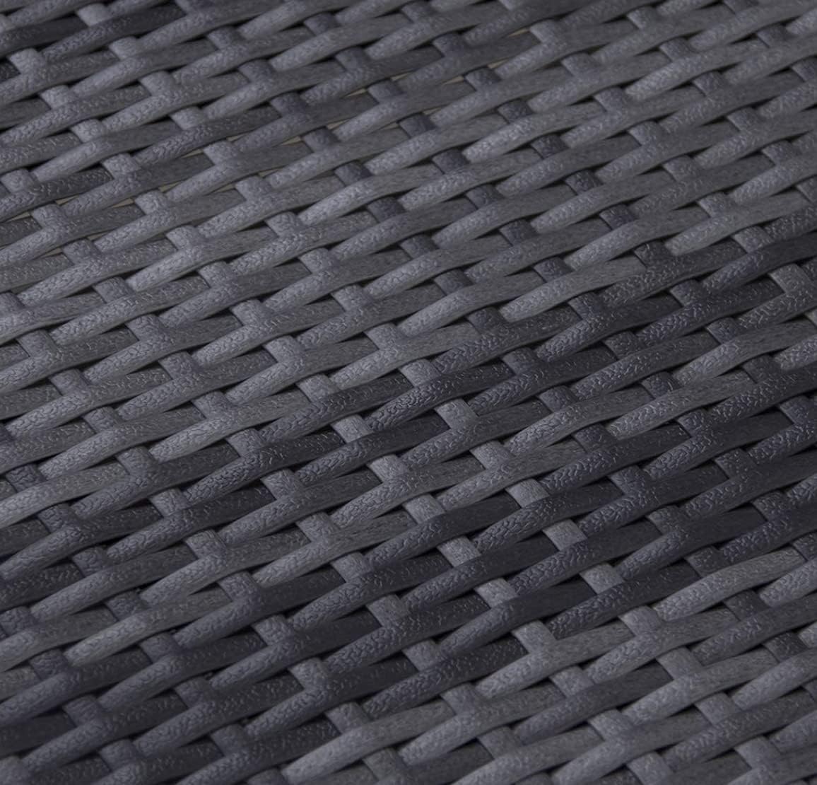 Detalle 1 de EVRE Nevada Grey outdoor rattan sofa set