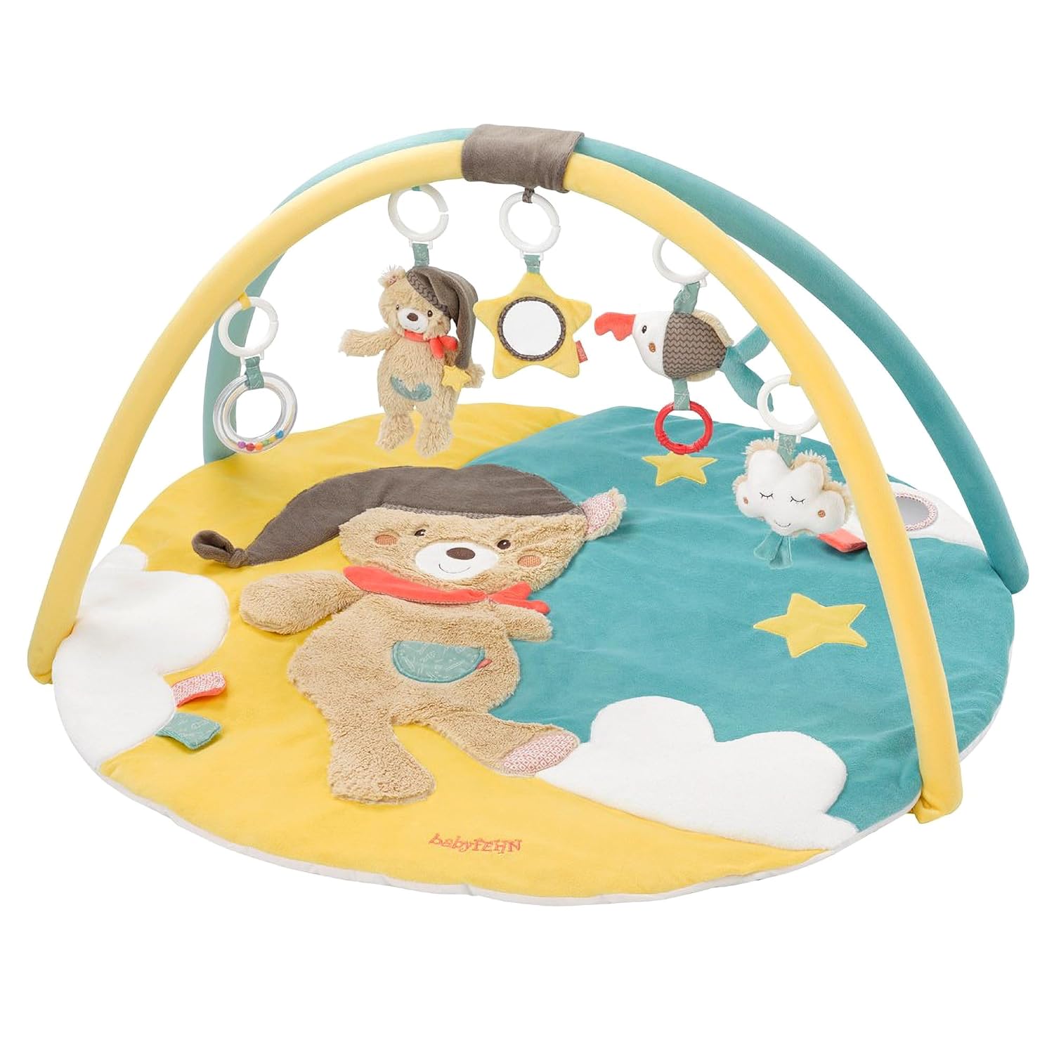 Thumbnail 6 de Fehn 3-D-Activity-Decke Ocean Club – Spielbogen mit 5 abnehmbaren Spielzeugen, 0+ Monate