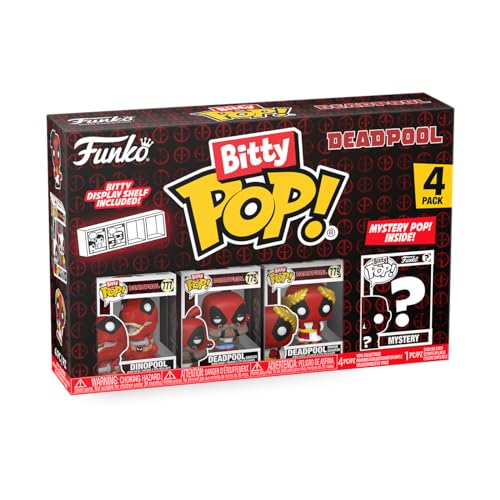 Thumbnail 5 de Funko Bitty Pop Deadpool Dinopool 4 pièces ⚙