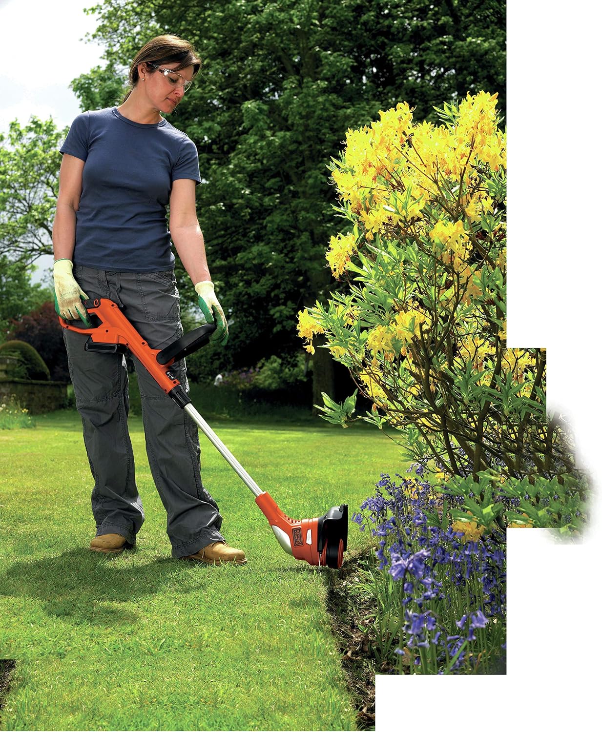 Detalle de BLACK+DECKER Coupe-Bordures Sans Fil 18V GLC1823L20-QW — maniabilité et performance