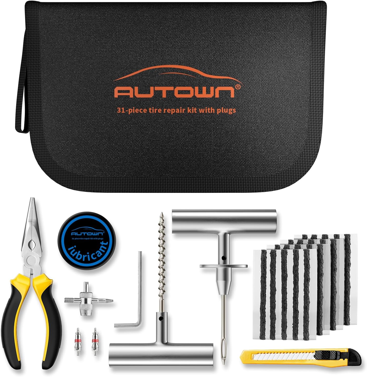 Detalle de AUTOWN Flat Tire Repair Kit 31 pcs