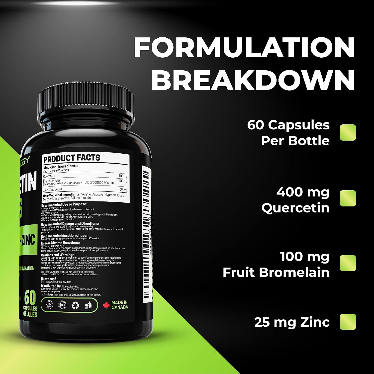 Thumbnail 4 de Nutratology Quercetin supplement, 60 capsules