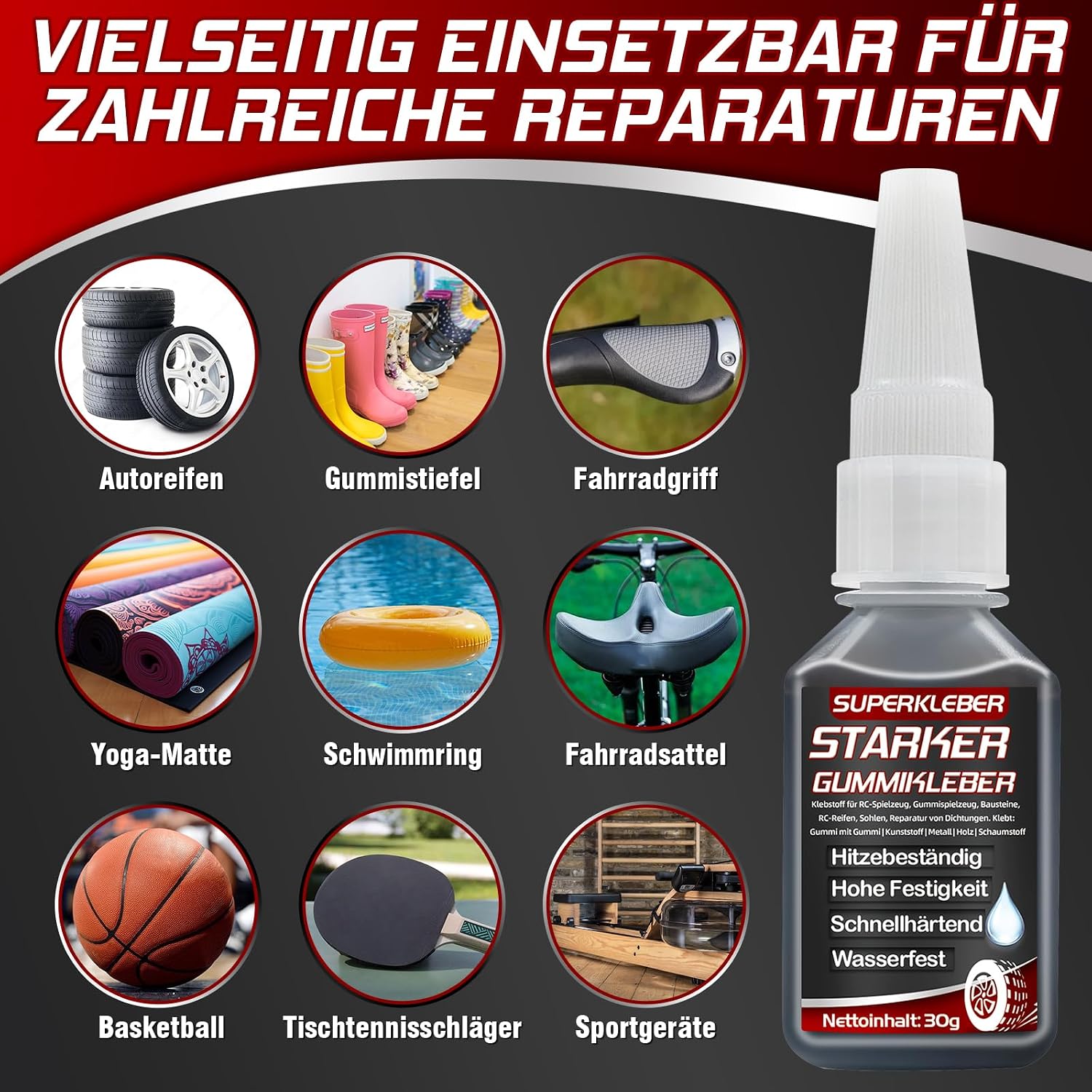 Thumbnail 2 de Gummikleber Extra Stark Wasserfest 30 g