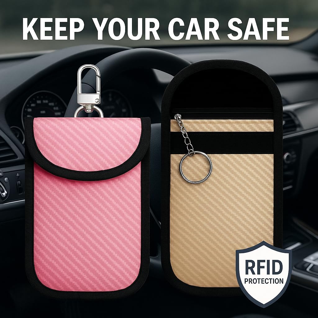 Thumbnail 6 de 3 Pack Faraday Pouch For Car Keys 9×14 cm